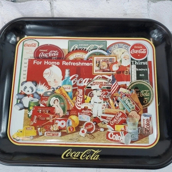 1996 Through the Years, II Large Tin Coca Cola Tray Coca Cola 90s Vintage 66 - Picture 7 of 10
